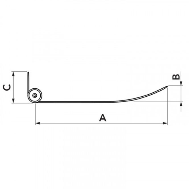 Hovedbilde Spoiler til varmepumpe 850mm
